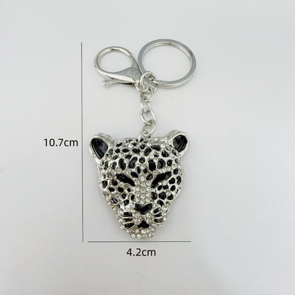 Animal Bag Charm Key Chain Featuring Rhinestones In Durable Zinc Alloy