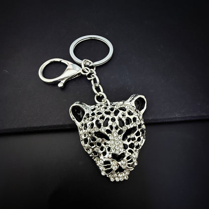 Animal Bag Charm Key Chain Featuring Rhinestones In Durable Zinc Alloy