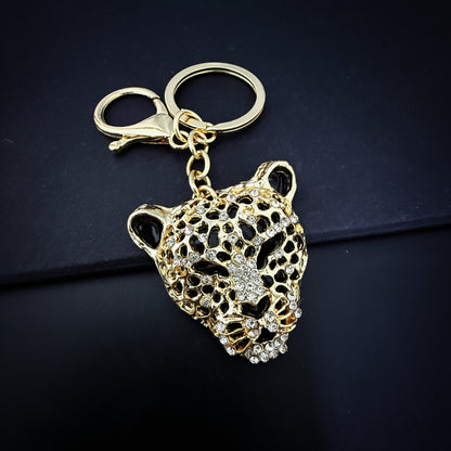 Animal Bag Charm Key Chain Featuring Rhinestones In Durable Zinc Alloy