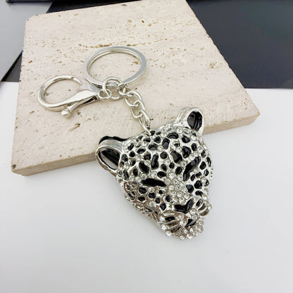Animal Bag Charm Key Chain Featuring Rhinestones In Durable Zinc Alloy