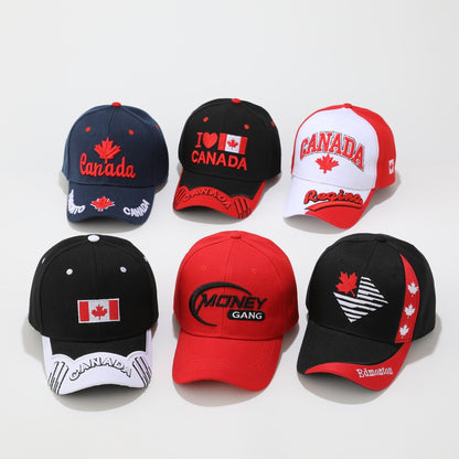 Unisex British Style Baseball Cap With Curved Brim Featuring UV Protection, Acrylic Material And Embroidery Craft