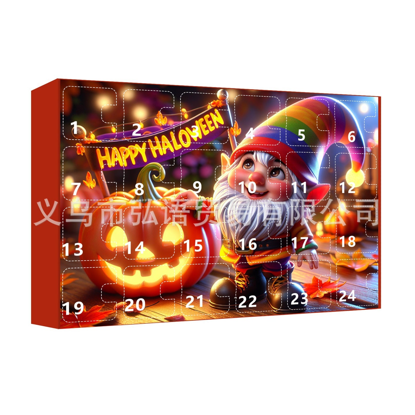 Halloween Pumpkin Dolls & Accessories In Resin, Novelty Blind Box Toys, 24 Pcs Set