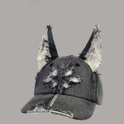 Retro Unisex Cross Baseball Cap With Curved Brim, UV Protection, Made Of Cotton