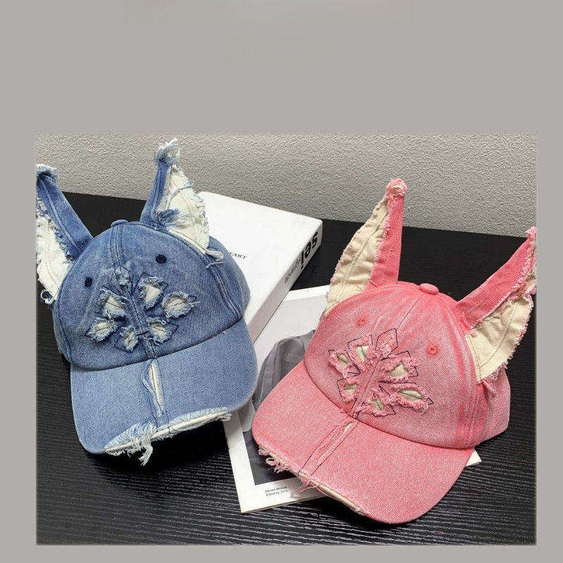 Retro Unisex Cross Baseball Cap With Curved Brim, UV Protection, Made Of Cotton