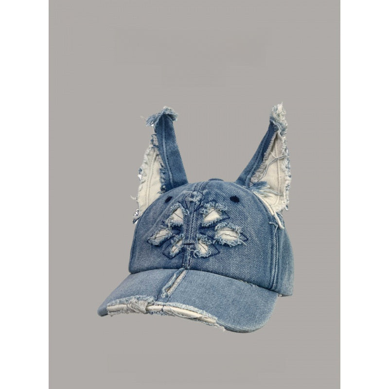 Retro Unisex Cross Baseball Cap With Curved Brim, UV Protection, Made Of Cotton