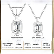 【D Color Moissanite 2 Carats】