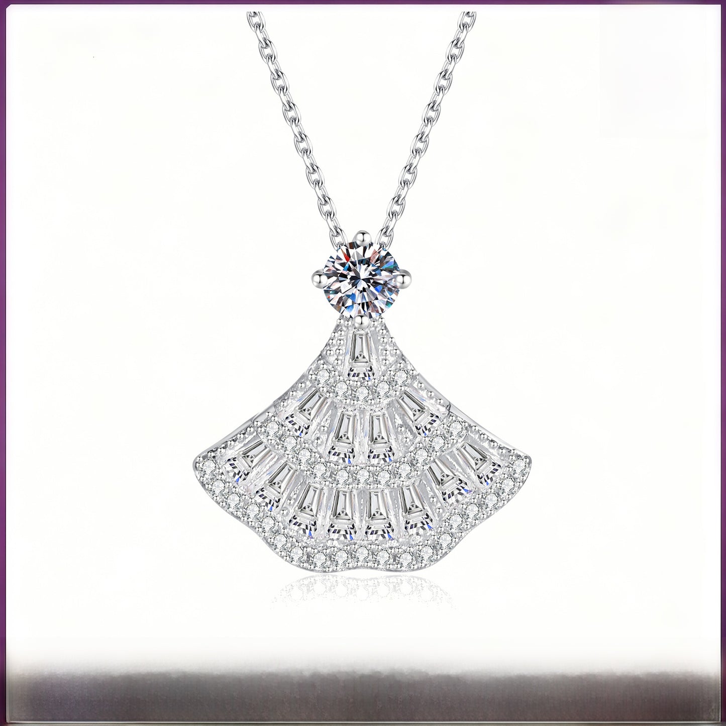 Hexagon 925 Sterling Silver Pendant With Agate Inlay, Sweet Style Featuring Waterproof Non Tarnish Craftsmanship