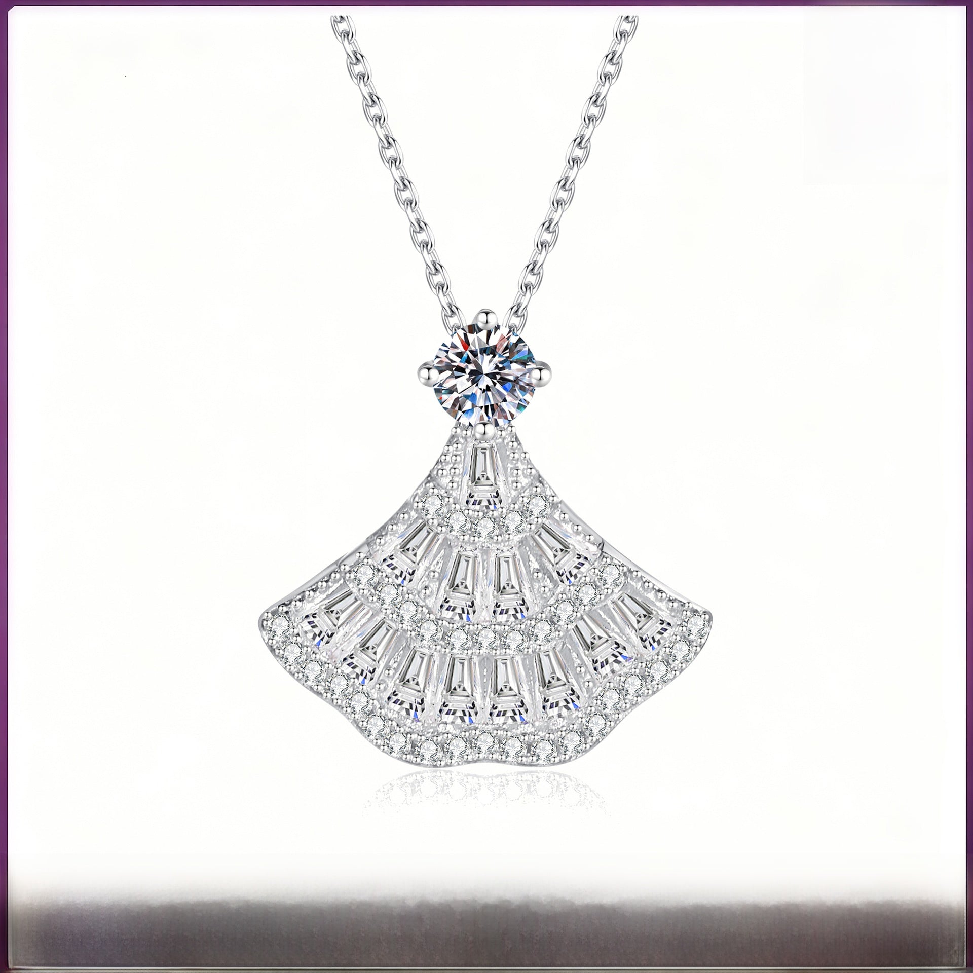 Hexagon 925 Sterling Silver Pendant With Agate Inlay, Sweet Style Featuring Waterproof Non Tarnish Craftsmanship