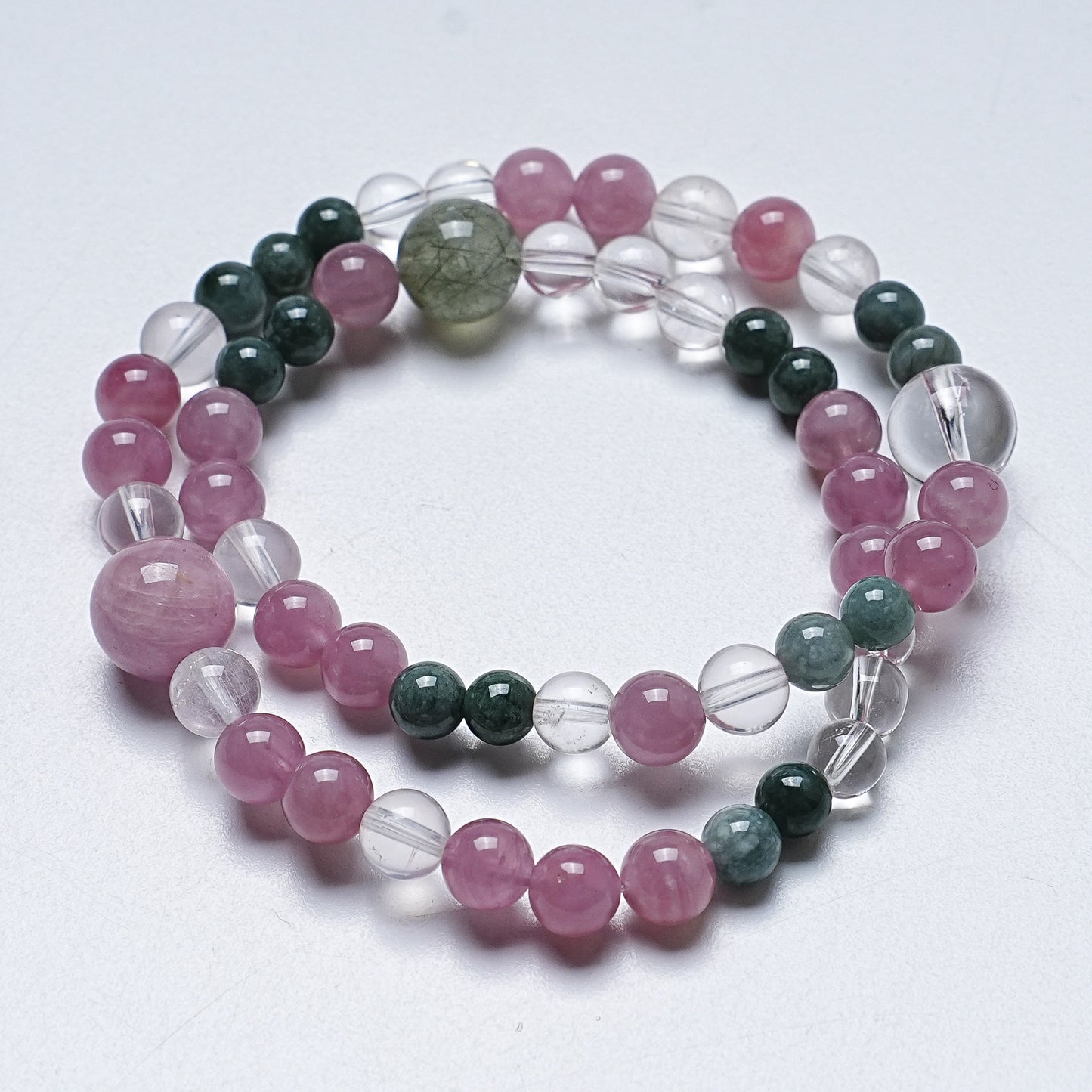 Women’s Crystal Bracelet Featuring White Crystal Inlay, Available In Elegant Purple
