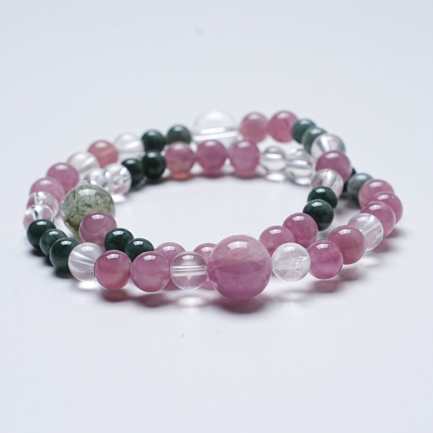 Women’s Crystal Bracelet Featuring White Crystal Inlay, Available In Elegant Purple