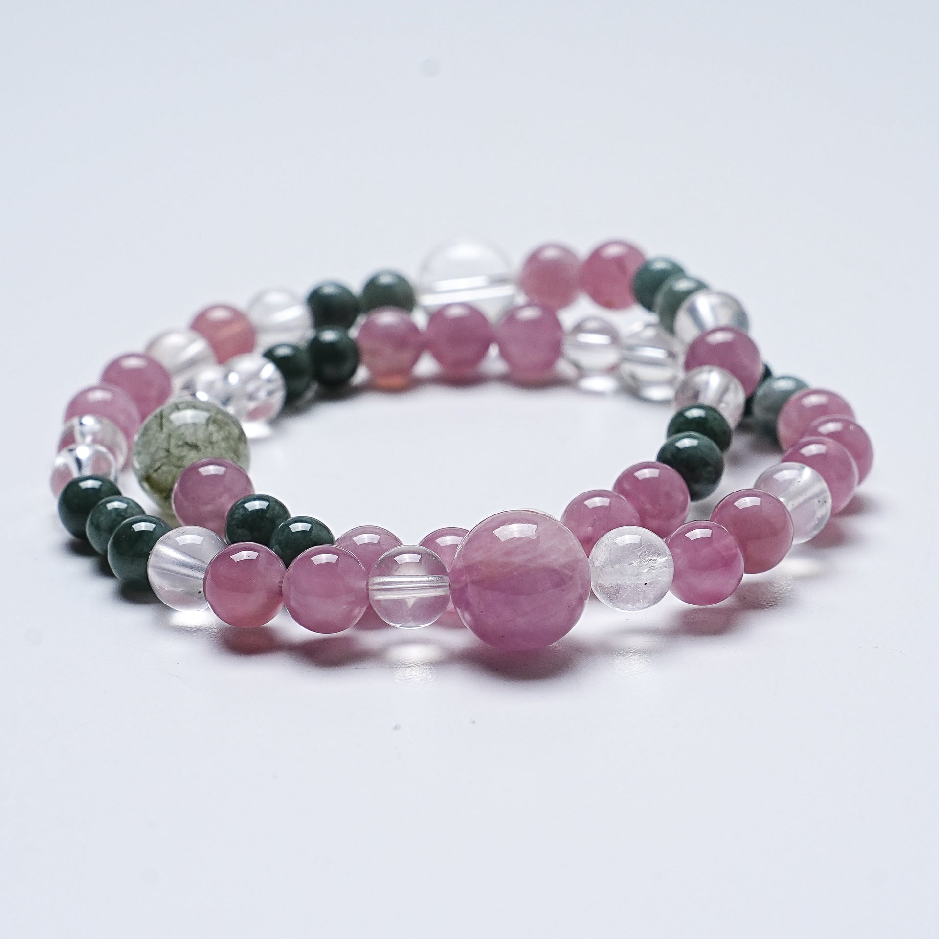 Women’s Crystal Bracelet Featuring White Crystal Inlay, Available In Elegant Purple