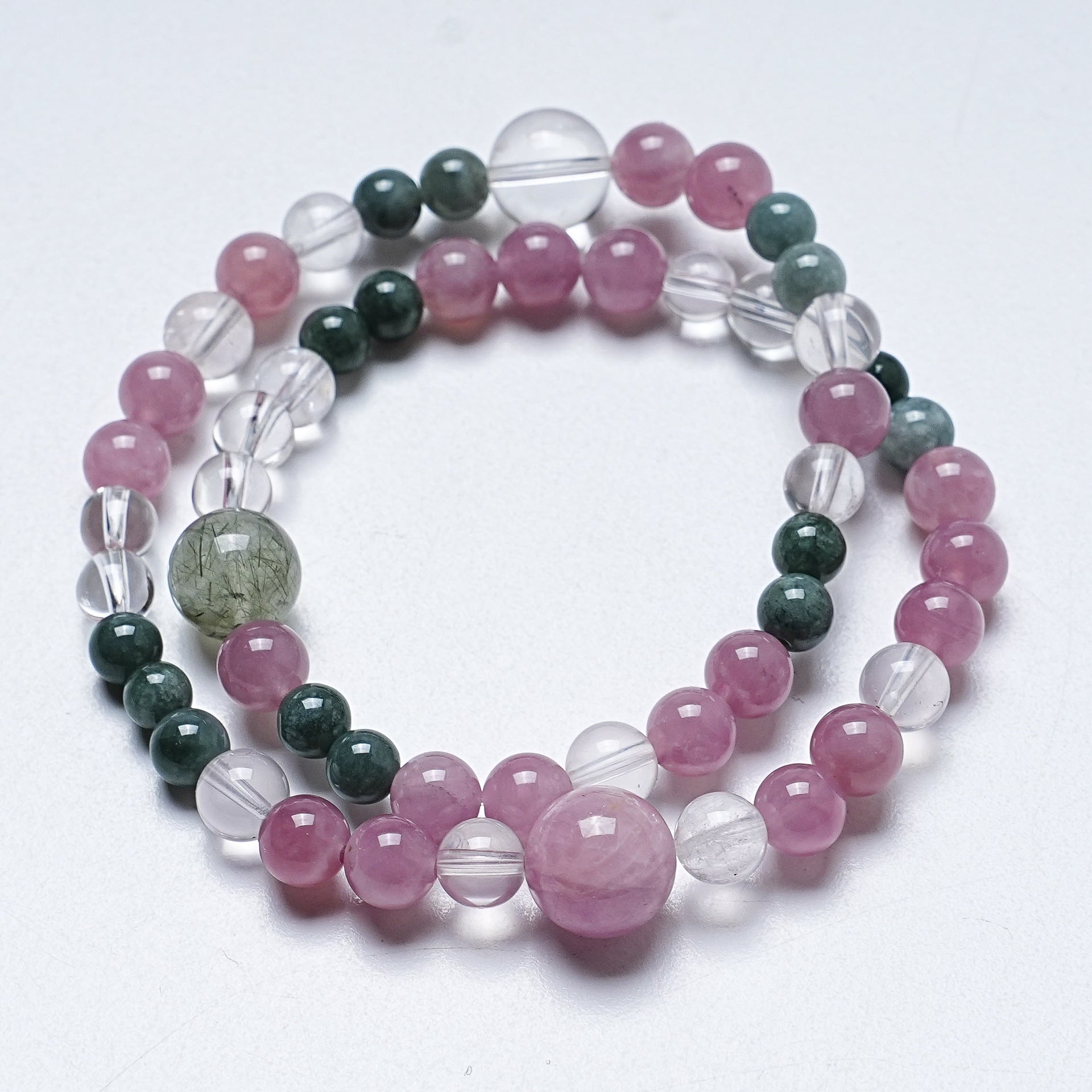Women’s Crystal Bracelet Featuring White Crystal Inlay, Available In Elegant Purple