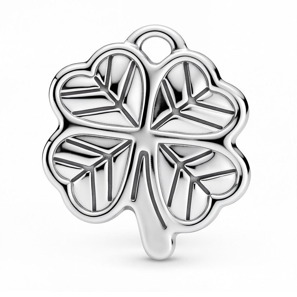 Lucky Heart Alloy Pendant Featuring Electroplated Craftsmanship In Retro Style Jewelry Accessories