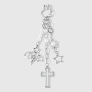 Silver Cross Keychain 1 Piece