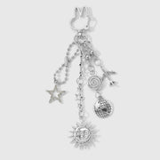 Silver Sun Keychain 1 Piece