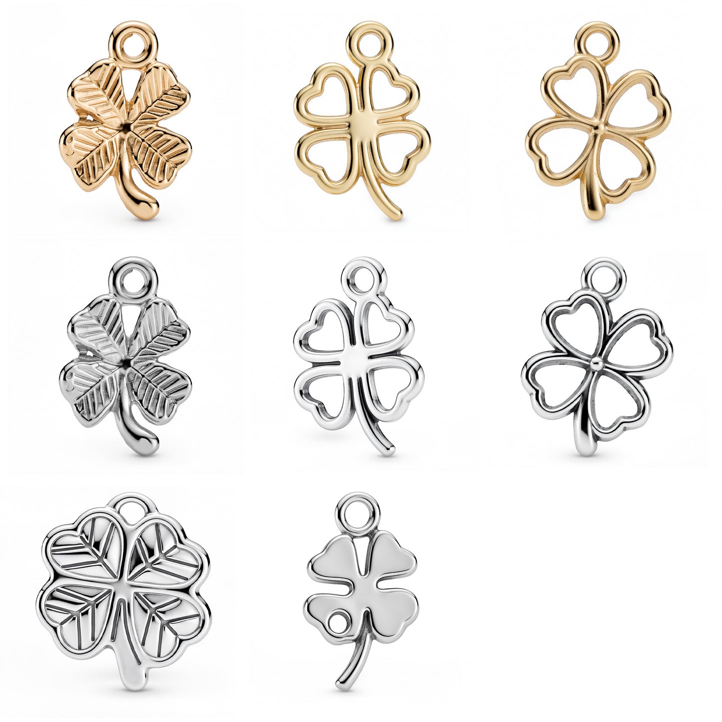 Lucky Heart Alloy Pendant Featuring Electroplated Craftsmanship In Retro Style Jewelry Accessories