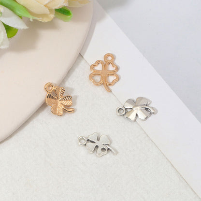 Lucky Heart Alloy Pendant Featuring Electroplated Craftsmanship In Retro Style Jewelry Accessories