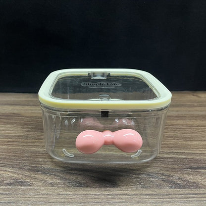 Modern Style Solid Color Plastic Storage Box For Organized Storage And Easy Cleaning