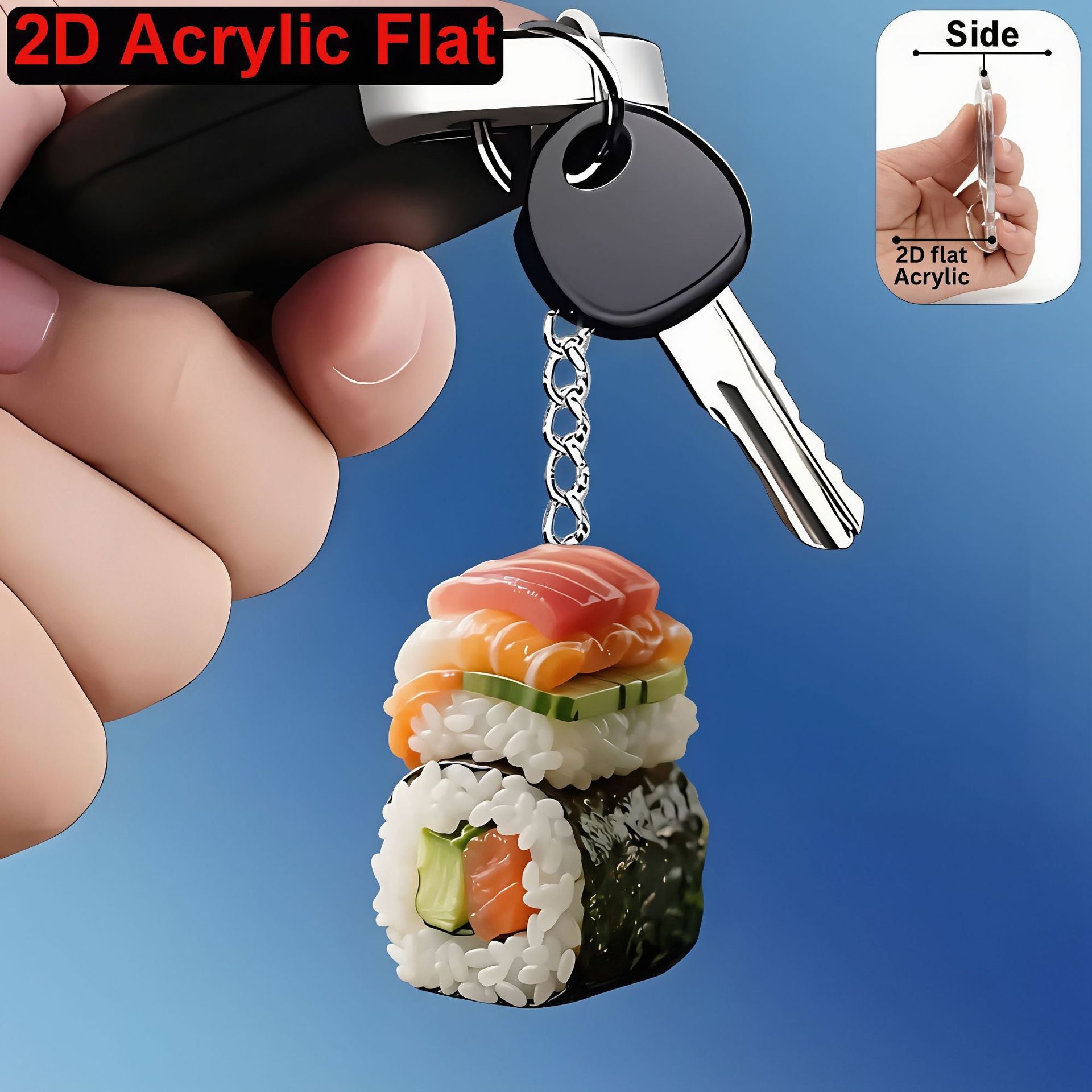 Christmas Acrylic Bag Charm Key Chain Accessory For Festive Holiday Decoration