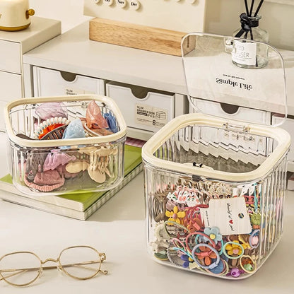 Modern Style Solid Color Plastic Storage Box For Organized Storage And Easy Cleaning