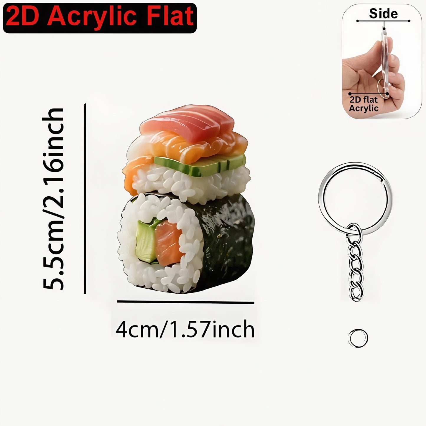 Christmas Acrylic Bag Charm Key Chain Accessory For Festive Holiday Decoration