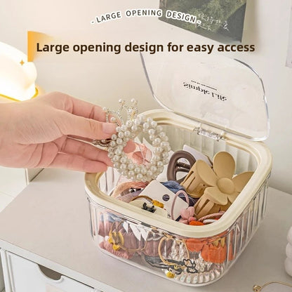 Modern Style Solid Color Plastic Storage Box For Organized Storage And Easy Cleaning