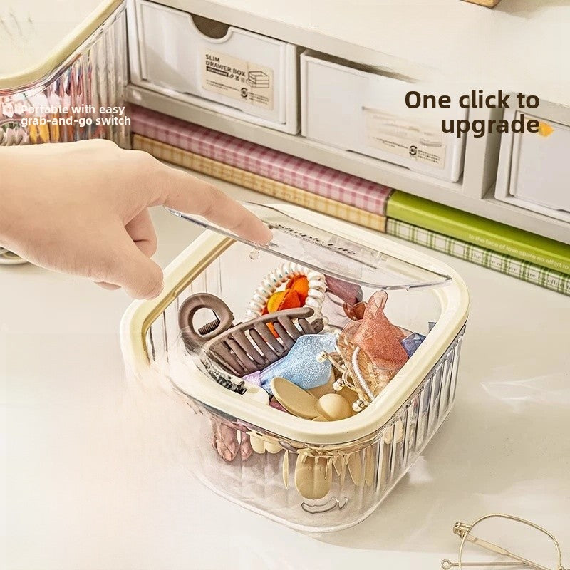 Modern Style Solid Color Plastic Storage Box For Organized Storage And Easy Cleaning