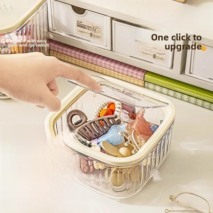 Modern Style Solid Color Plastic Storage Box For Organized Storage And Easy Cleaning