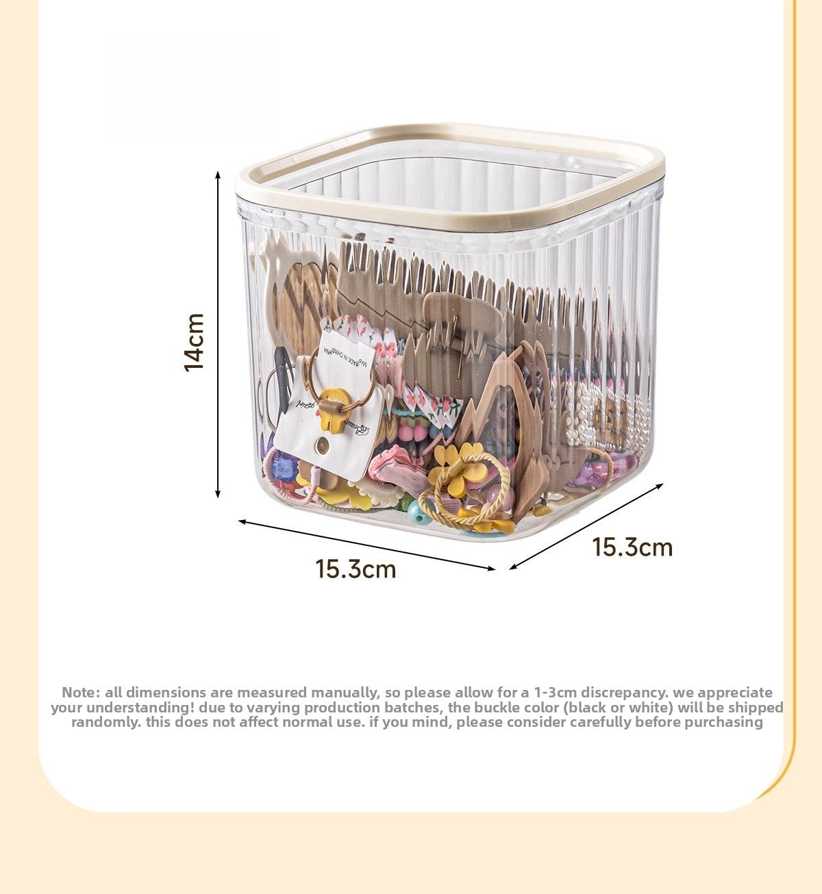 Modern Style Solid Color Plastic Storage Box For Organized Storage And Easy Cleaning