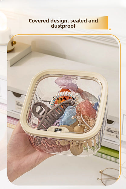 Modern Style Solid Color Plastic Storage Box For Organized Storage And Easy Cleaning