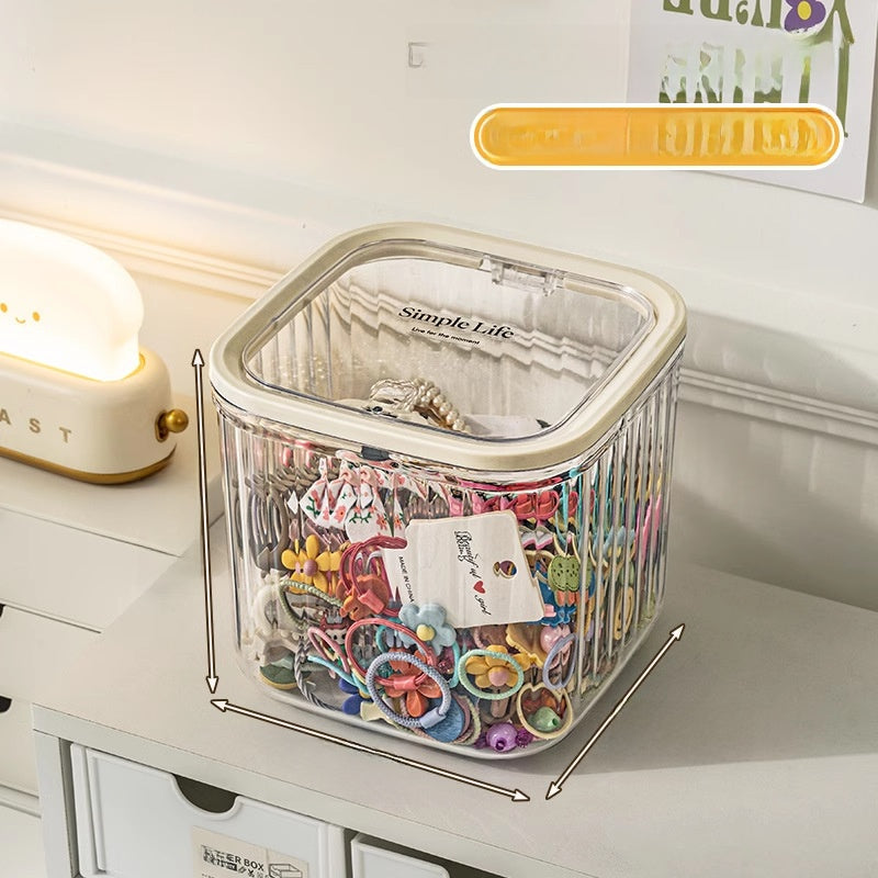 Modern Style Solid Color Plastic Storage Box For Organized Storage And Easy Cleaning