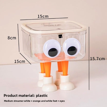 Modern Style Solid Color Plastic Storage Box For Organized Storage And Easy Cleaning