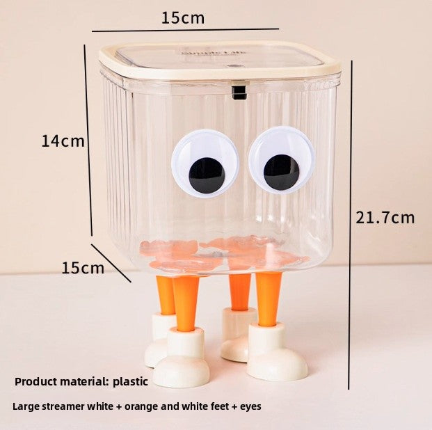 Modern Style Solid Color Plastic Storage Box For Organized Storage And Easy Cleaning