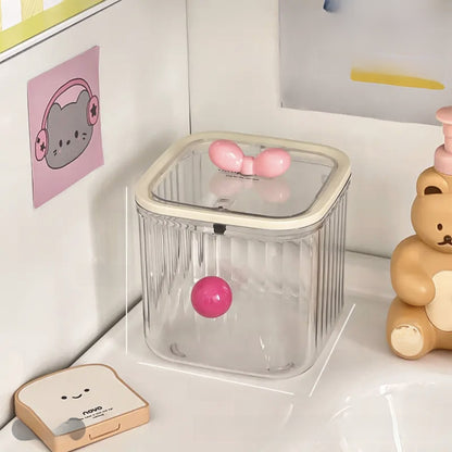 Modern Style Solid Color Plastic Storage Box For Organized Storage And Easy Cleaning