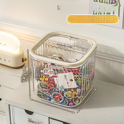 Modern Style Solid Color Plastic Storage Box For Organized Storage And Easy Cleaning