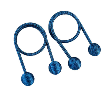 Fabric Curtains With Curtain Tiebacks For Elegant Window Decoration