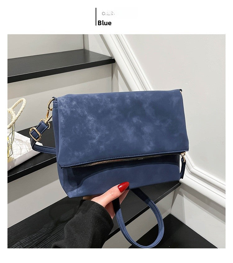 Women’s Square PU Leather Shoulder Bag With Sewing Thread Detail, Single Shoulder Strap, Perfect For Autumn