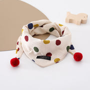 Colorful Polka Dots, Beige