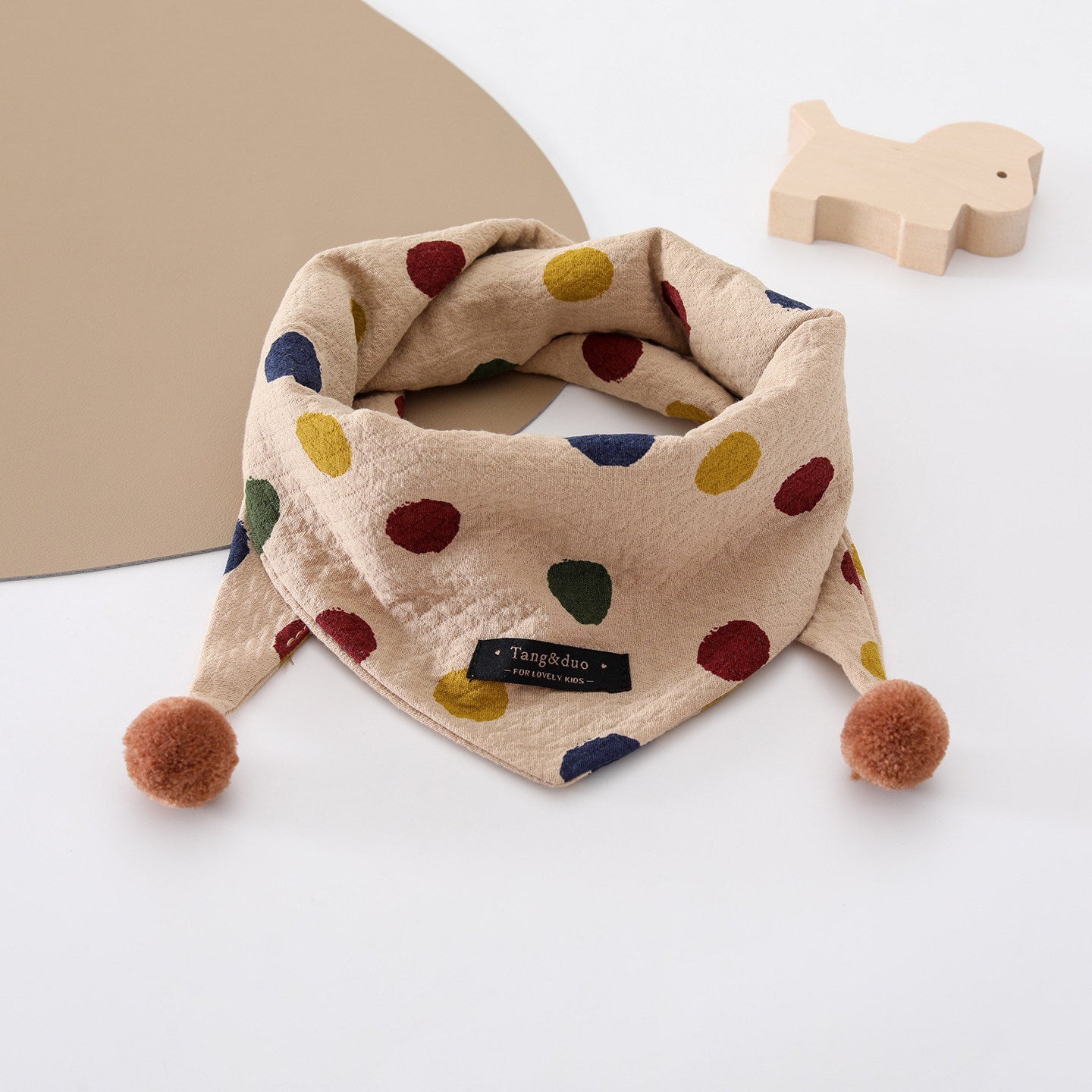 Cartoon Baby Bib In Soft Cotton, Perfect For Autumn, Featuring Adorable Designs For Comfortable Wear