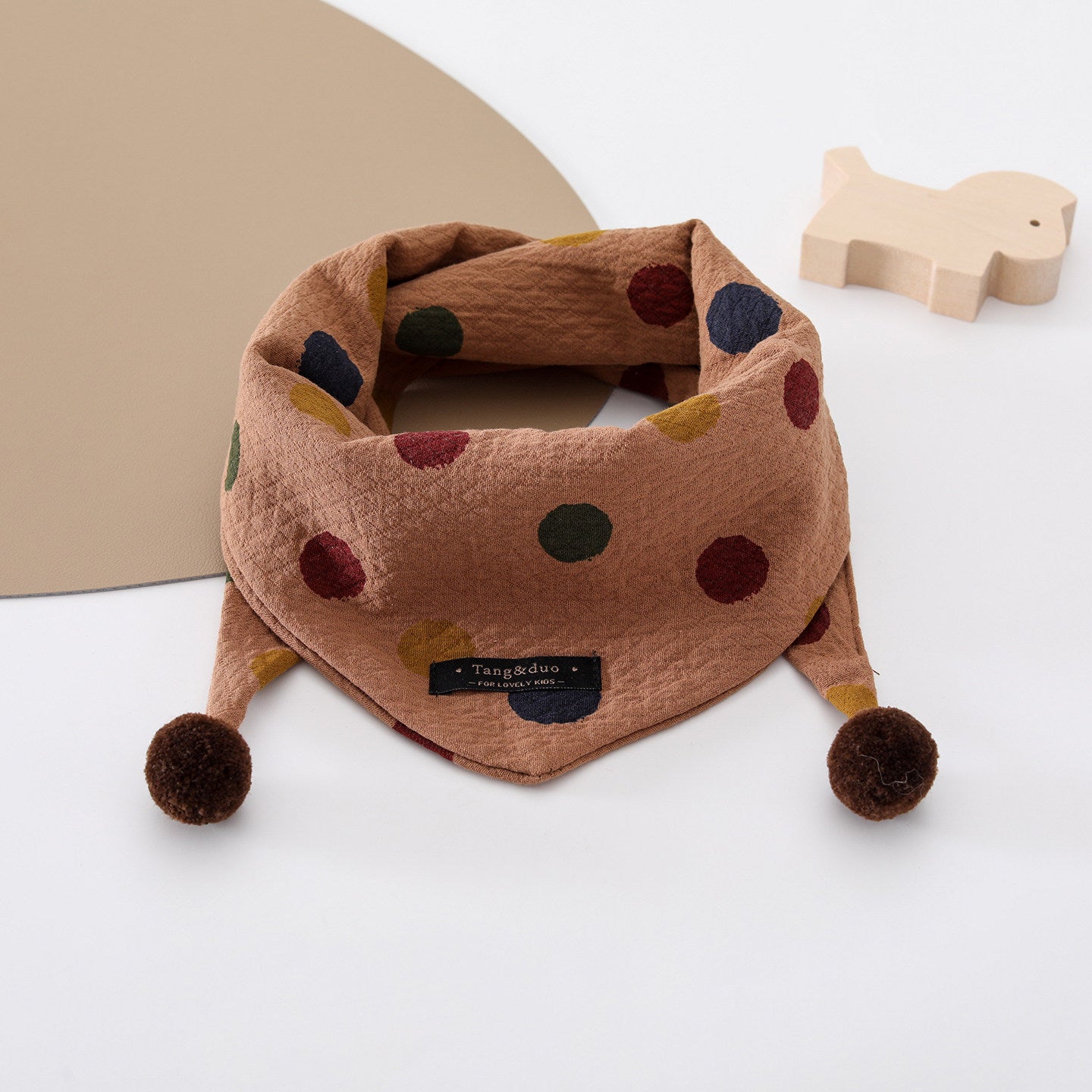 Cartoon Baby Bib In Soft Cotton, Perfect For Autumn, Featuring Adorable Designs For Comfortable Wear