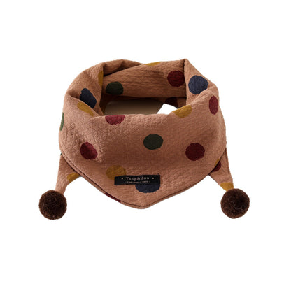 Cartoon Baby Bib In Soft Cotton, Perfect For Autumn, Featuring Adorable Designs For Comfortable Wear