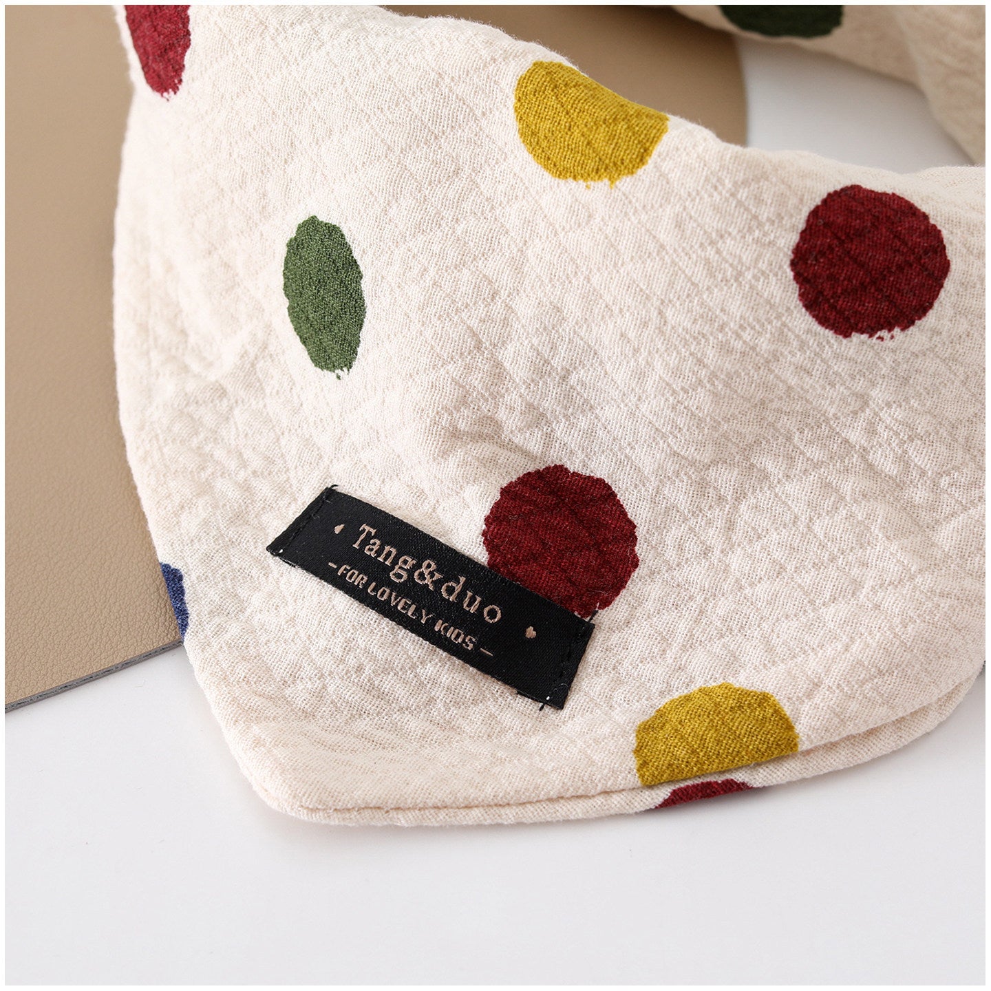 Cartoon Baby Bib In Soft Cotton, Perfect For Autumn, Featuring Adorable Designs For Comfortable Wear