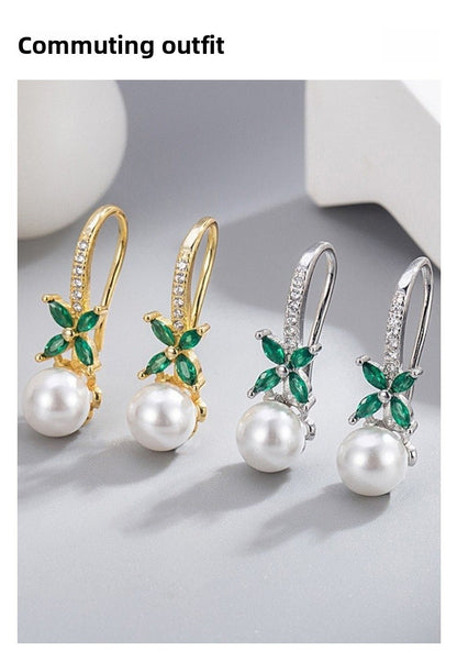 Silver Bow Tie Ear Hook For Women Made Of 925 Sterling Silver
