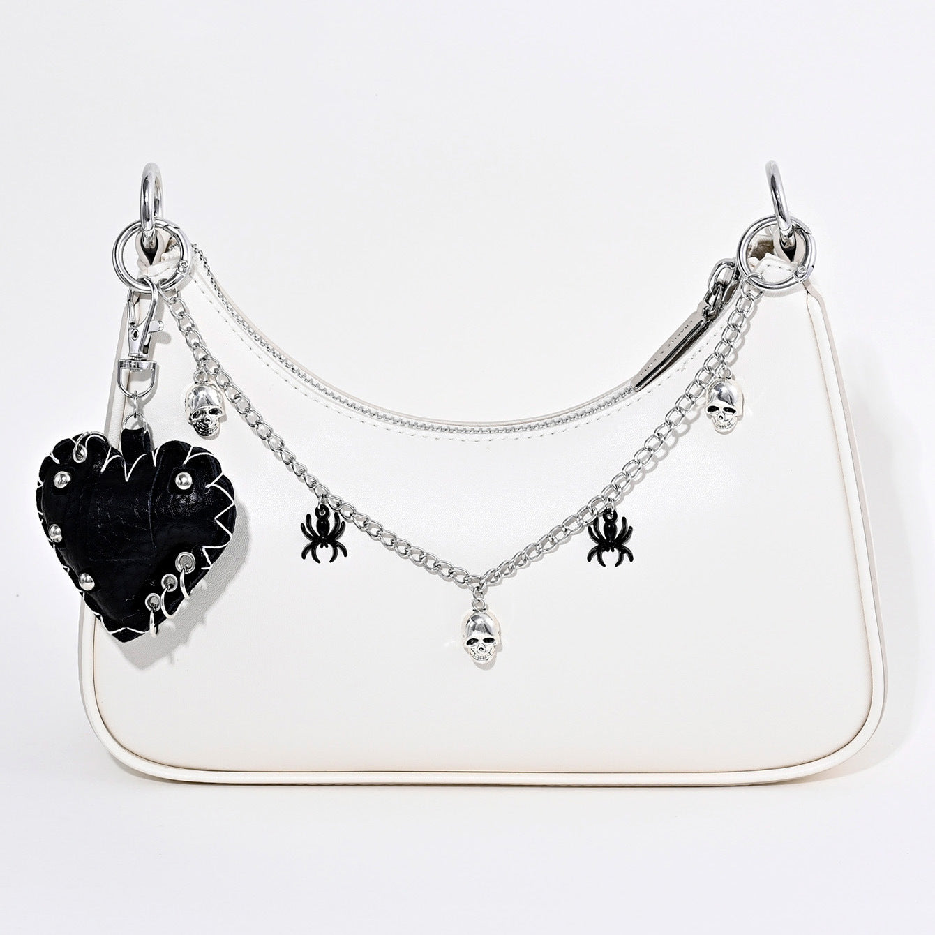 Heart Shape Key Chain Featuring Durable Zinc Material With PU Inlay For Stylish And Long-Lasting Use