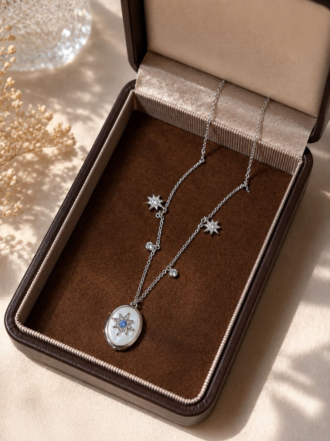 Starburst Retro Earrings For Women With Copper Posts Electroplated And Mother-of-pearl Shell Inlay