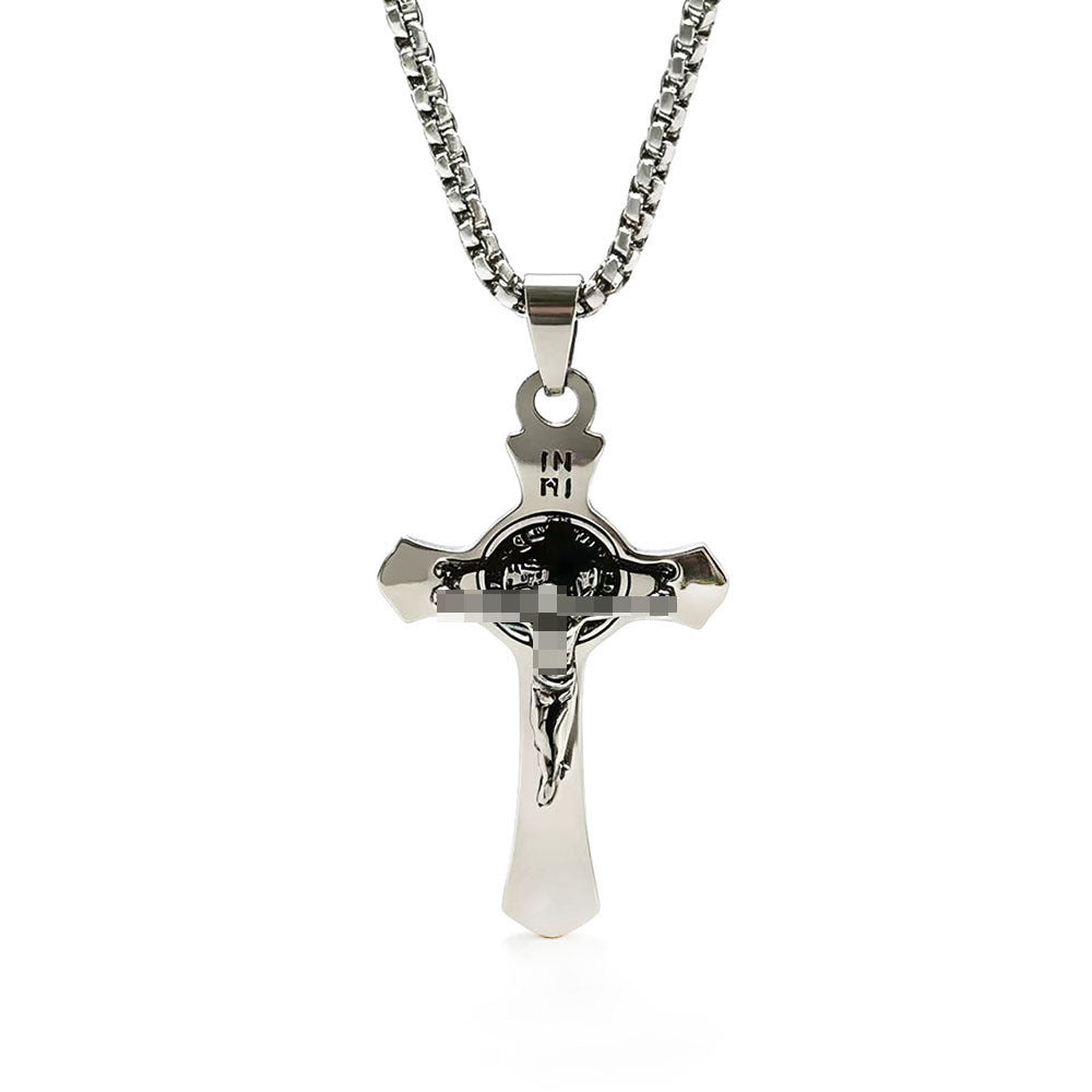 Vintage Style Geometric Pendant For Men, Made Of Durable 304 Stainless Steel