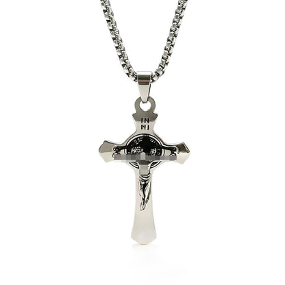 Vintage Style Geometric Pendant For Men, Made Of Durable 304 Stainless Steel