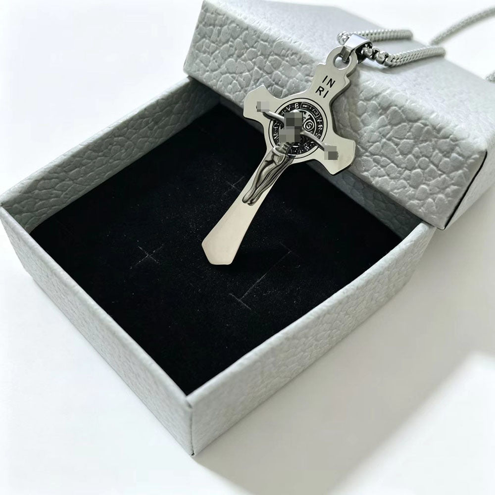 Vintage Style Geometric Pendant For Men, Made Of Durable 304 Stainless Steel