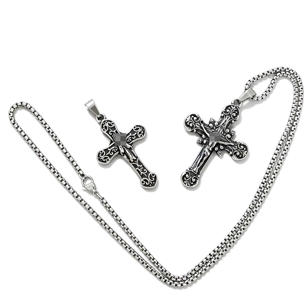 Vintage Style Geometric Pendant For Men, Made Of Durable 304 Stainless Steel