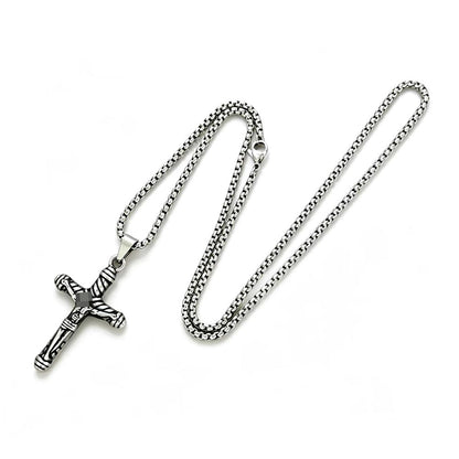 Vintage Style Geometric Pendant For Men, Made Of Durable 304 Stainless Steel